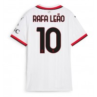 AC Milan Rafael Leao #10 Udebanetrøje Dame 2024-25 Kortærmet